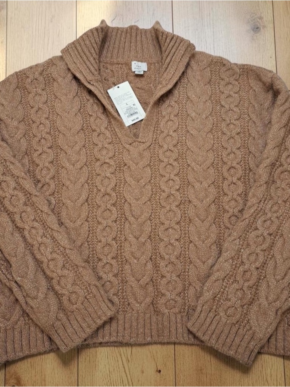 Women’s Sweater - Brown - XXL - 2XL - NEW - Knit Sweater